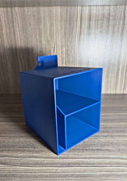 Honda S2000 Glove Box Organizer Document Slot in Blue, 3D printed ASA