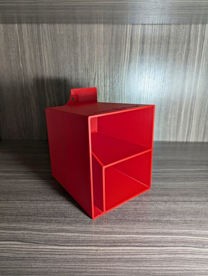 Honda S2000 Glove Box Organizer Document Slot in Red, 3D printed ASA